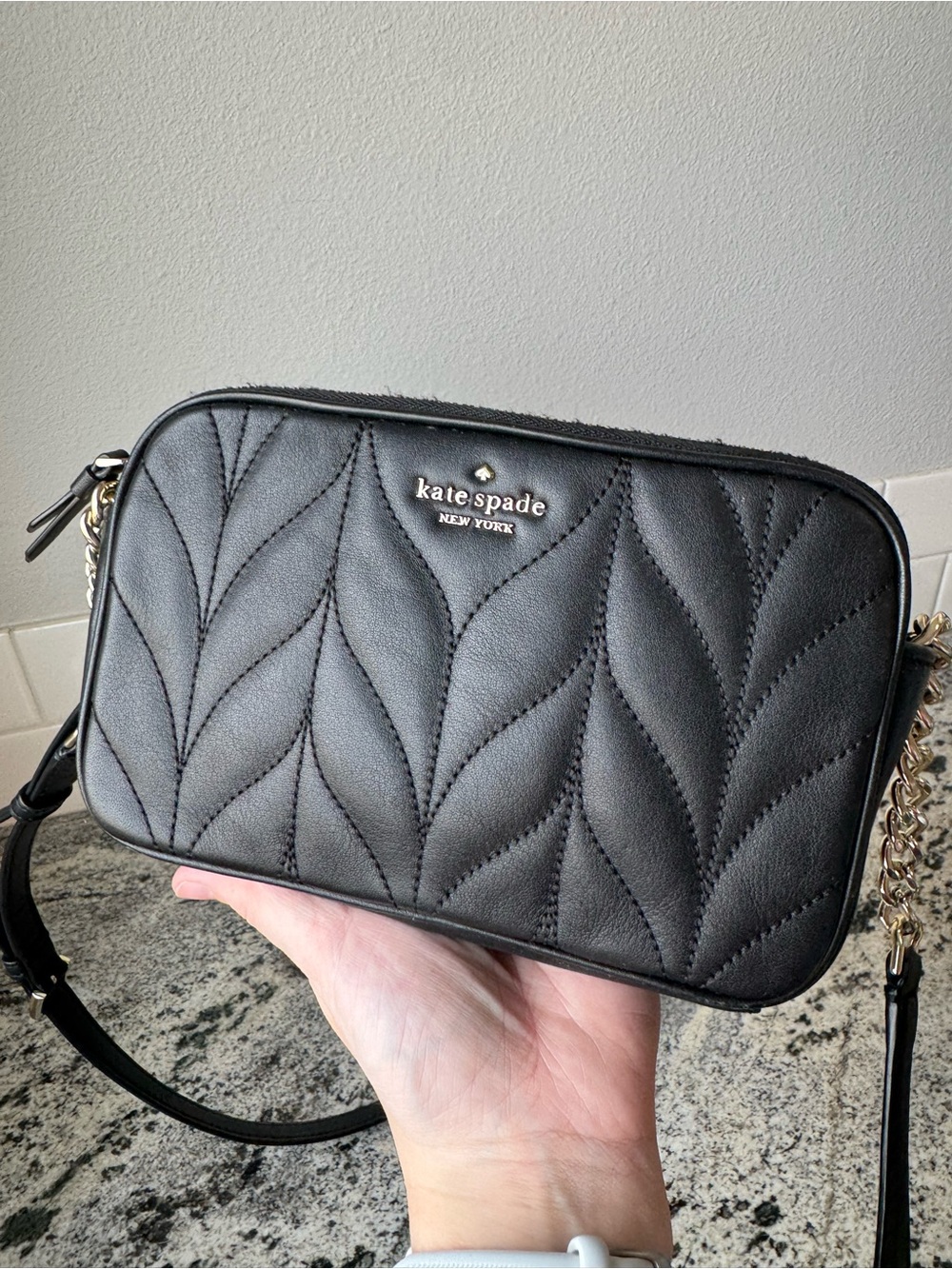 Kate Spade Briar Lane Quilted Kendall Crossbody Bag. EUC.